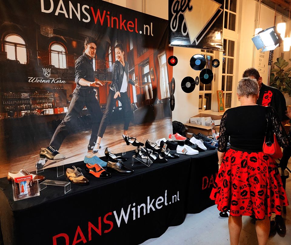 Dansschoenen op locatie rock n roll